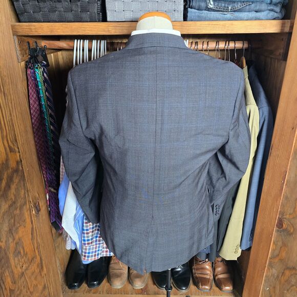 Nautica Charcoal Wool Sport Coat Jacket Blazer 40S - Picture 2 of 15